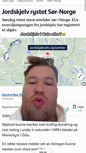 Jordskjelv i Oslo i går? Slik opplevde vi rystelsene