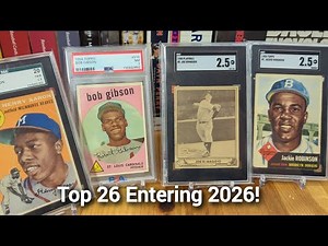 My Top 26 Graded Vintage Baseball Cards Entering 2026
