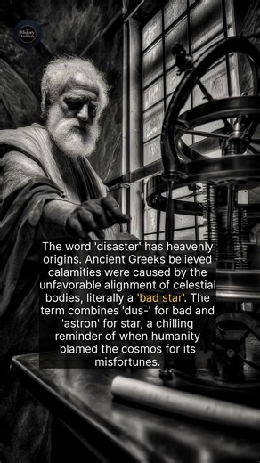 The word disaster literally means bad star. | Amazing World
