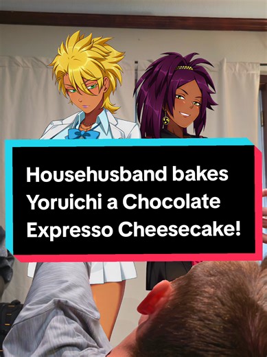 Clapped by cosplayers for Cheesecake? Yes. Yoruichi approved recipe btw. 🍰☕️🍫 #bakingforyoruichi #househusbandsoftiktok #chocolateexpressocheesecake #crackedbycosplayers #animetok Heres the recipe, and fair warning, I DON'T own this recipe, or didn't make it to be exact. I found it on bakerbynature's website, and just slightly modified it so it's a little easier to make. Ingredients: For the Chocolate Cookie Crust: (1) regular full-size package Oreo cookies, crushed into fine crumbs 8 tablespo
