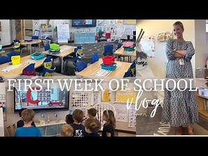FIRST FULL WEEK OF SCHOOL | how I plan and a detailed look at our daily schedule in kindergarten! ✏️