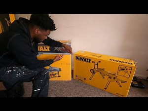 Dewalt FLEXVOLT table saw unboxing and review (DCS7485N Cordless table saw)