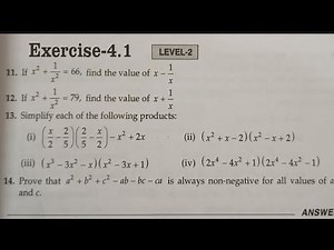 RD Sharma Solutions for Class 9 Maths Chapter 4 Algebraic Identities Exercise 4.1 Q11 to Q14