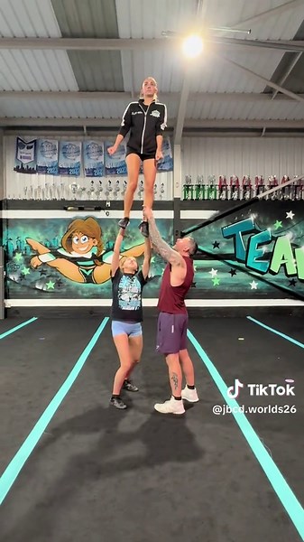 Exciting Partner Stunts in Cheerleading