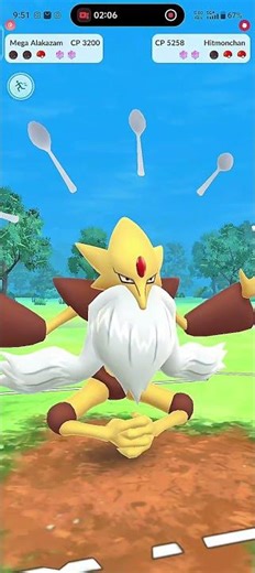 1HP Mega Alakazam DESTROYS Team GO Rocket Badly! 😱🔥 | Pokémon GO 2026 #Shorts