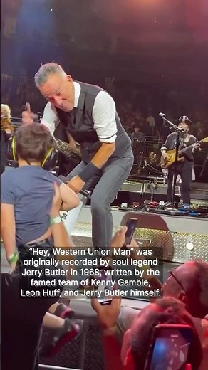 The story behind “Hey, Western Union Man” covered by Bruce Springsteen