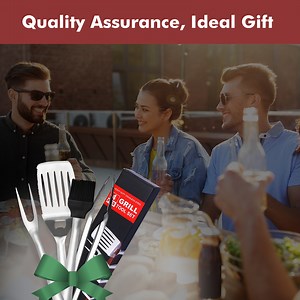 Watch Grill Tool Set BBQ 4PCS Barbecue Tool Sets on Amazon Live