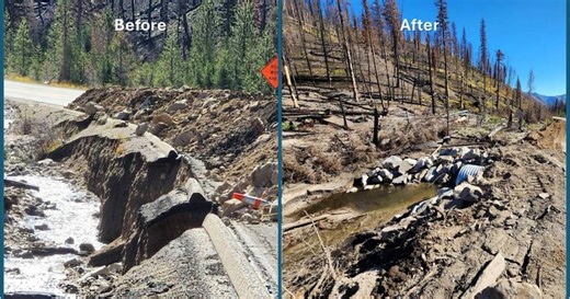 Highway 21 to open this afternoon after mudslide closure