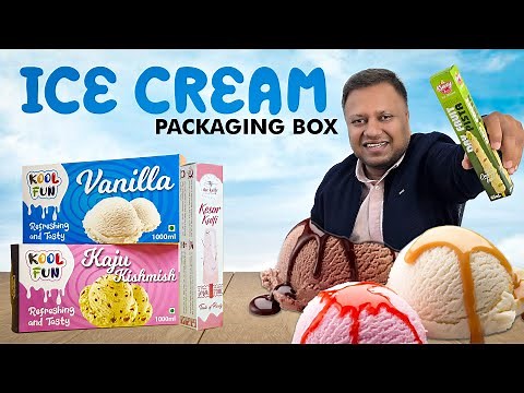Ice Cream | Kulfi Packaging Explained In Detail By Viraj Packers #icecream #packaging #kulfi #boxes