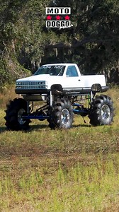 OBS Chevy Stepside Hits the Mud Hole! #horsepower | Moto Doggo