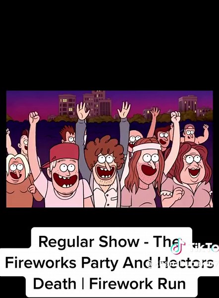 Regular Show - The Fireworks Party And Hectors Death | Firework Run | regular show firework