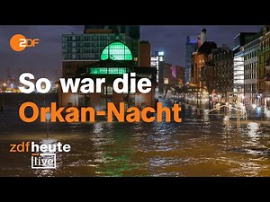 Hurricane-force gusts, storm surge, and deaths: Storm Zeynep hits Germany | ZDFheute live