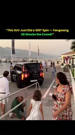 The Curious Core on Instagram: "The Yangwang U8 leaves onlookers speechless as it performs a flawless 360° spin on its own axis. Powered by four independent electric motors, this luxury SUV proves it’s not just about comfort — it’s about revolutionary engineering."