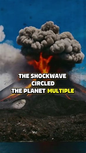 The Loudest Sound in Human History 🔊🤯 #Shorts #Facts #Krakatoa