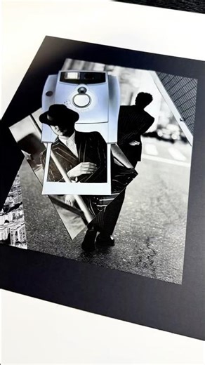 Magazine “QUICK” Collage Art Creation #magazine #collage #art #mixedmediaart #papercollage