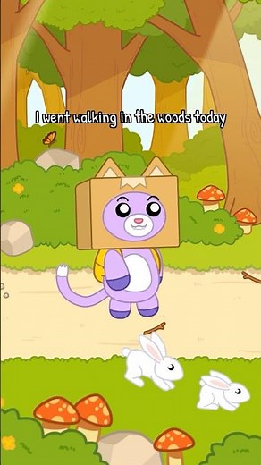 Walking In The Woods Song 🎵🌲 (LankyBox Music Video!)