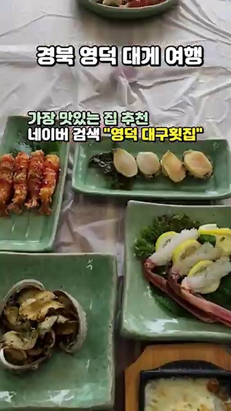 경북 영덕 대게 여행하기 좋은 곳 #영덕가볼만한곳 #영덕여행 #경북영덕여행 #영덕대구횟집