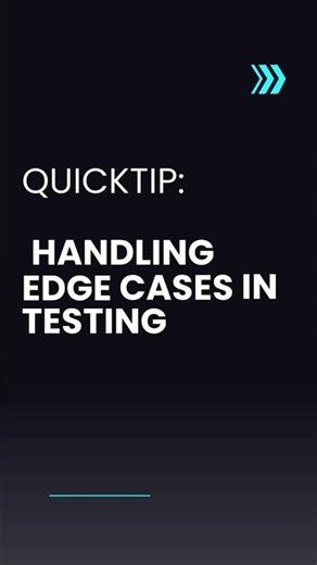 QuickTip Handling Edge Cases in Testing | #softwaretesting #qa #manualtester #qasession