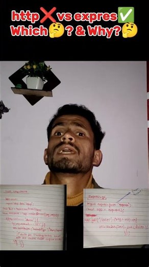 HTTP Server vs Express.js: Why Beginners Choose WRONG! 🚫⚡ #coding #reactjs