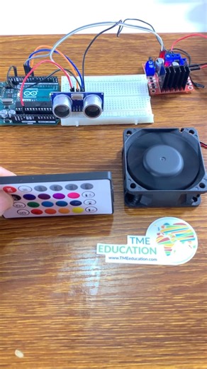 Arduino HC-SR04 sensor L298N DC Motor Driver | Upload Ideas with Itamar