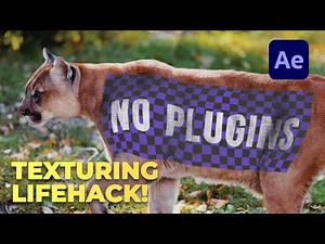Texturing of complex surface without plugins - Tracking anything - After Effects tutorial