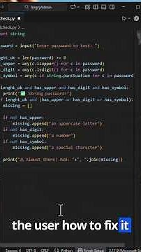 Build a Python Password Checker in 20 Lines! (Angry Admin Security Tool) #python #pythonprogramming