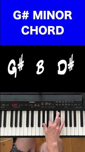 Learn To Play G# Minor Chord On Piano: Easy Tutorial For Beginners | Music Simply Understood