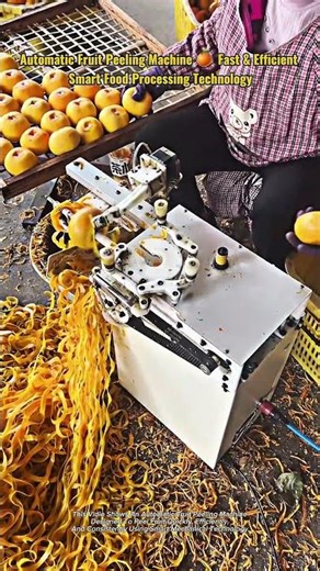 Automatic Fruit Peeling Machine 🍊 Fast & Efficient Smart Food Processing Technology