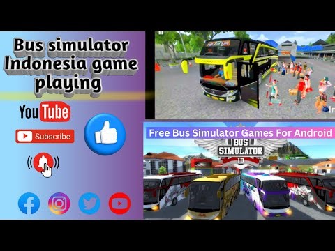 Bus simulator Indonesia travel in bus 🚌🚌 please like and subscribe 👍👍