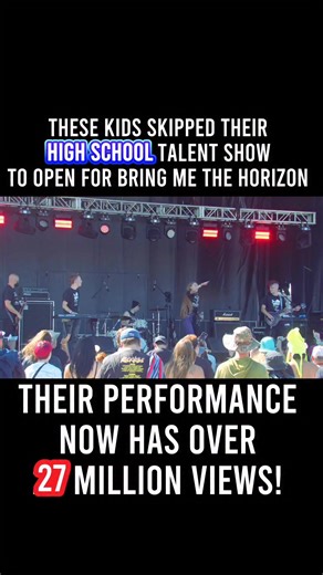 In 2022, Nail Bite opened for Bring Me The Horizon, Nine Inch Nails, and Evanescence during the Louder Than Life livestream. It was only our third major festival at the time — following Blue Ridge Rock Fest and Inkcarceration — and once again, the staff, sound crew, and security had no idea how young we actually were. Clips from that one show have since racked up over 27 million views including another 4 million just this week! DWP awarding Nail Bite Live Band of the Year and Unsigned Band of th