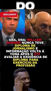 Bonner nunca teve diploma, e agora?