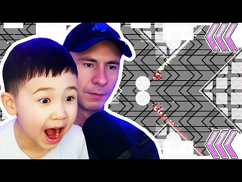 2 Player Geometry Dash Levels With My Son