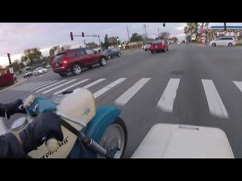 MZ ES250/2 motorcycle with sidecar (seitenwagen) first extended ride