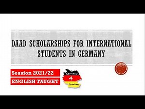 Scholarship in Germany for international Students | Requirements & Application for 2021/22 session