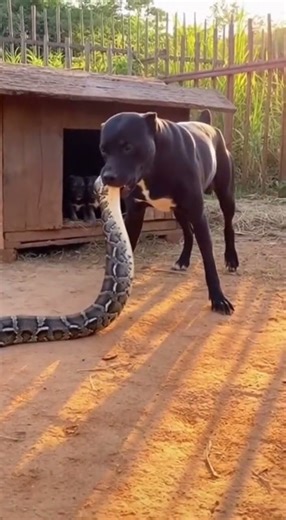 Dog vs Anaconda Showdown 🐕🔥🐍