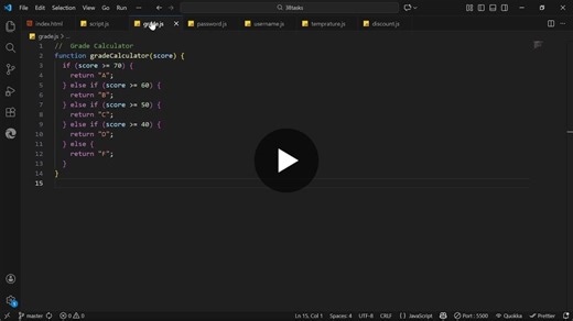 A function to calculate student grade | Adebayo Oyedokun