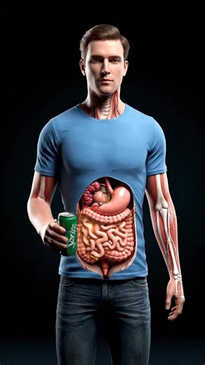 What Happens When You Drink Sprite 🤢 #healthtips #health #3danimations #humanbody3D #sprite