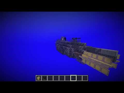 Minecraft Create: Clockwork U-boat (Working Submarine)
