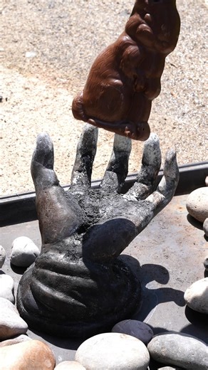 Giant chocolate bunny challenge