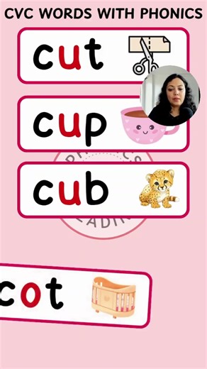 Learn to Read with Phonics CVC Words Reading Practice with Phonics #phonics #english