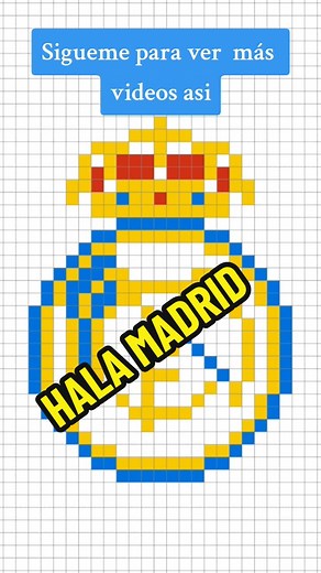 Pixel Art del Real Madrid: Campeones en Cuadritos