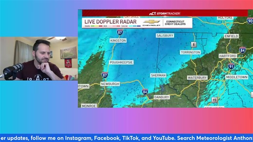 StormTracker Meteorologist Anthony Carpino is live with an update on the additional snow we're expecting tonight. Any questions about the forecast, make sure to ask below! | NBC Connecticut
