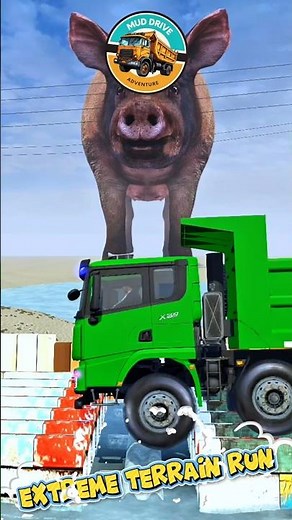 Can it pass? Heavy truck test | MudRunner New Mods Eps 87