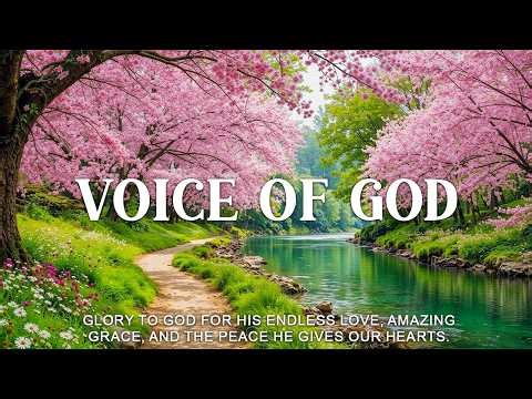 Voice Of God : Soothing Worship Piano | Inspiring Bible Verses With Beautiful Spring Cherry Blossom