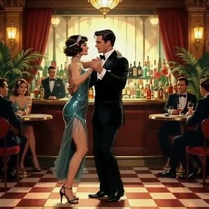 One Night in a Secret Speakeasy… 1940s Couple Steals the Floor 🕺✨ | Vintage AI Short