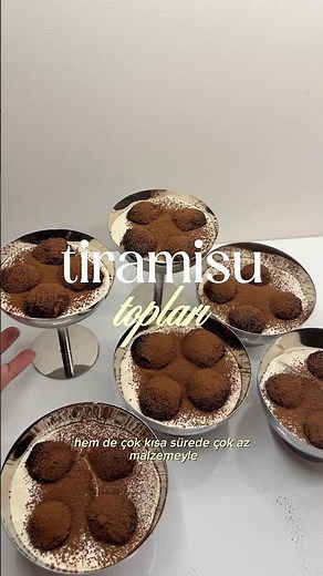 Tiramisu balls recipe 🦉 I liked this version more 🥹