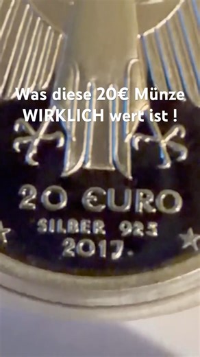 WIRKLICH wert! 🤑 20€ Laufmaschine Karl Drais (2017) #shorts #viralshorts #silbermünzen