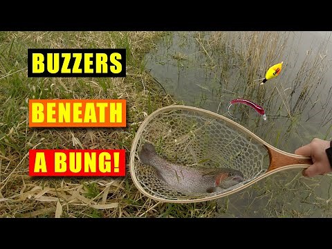 Buzzer Fishing for Trout under a bung
