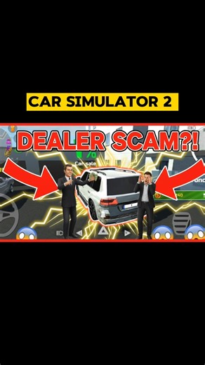 Dealer scam 😧 | car simulator 2 | #shorts #carsimulator2