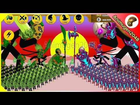NEW DUEL GUARDIAN GRIFFON VS FINAL BOSS, LEAFY VS VAMPIRE | Stick War Legacy Mod | Animugen2048